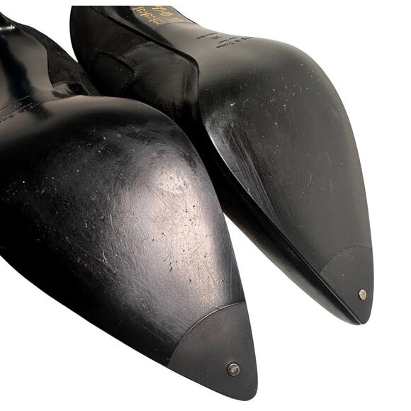 NWOB Rag & Bone Beha Chelsea Booties In Black Sz 38 (7.5) Heeled Italian Leather - Picture 16 of 16
